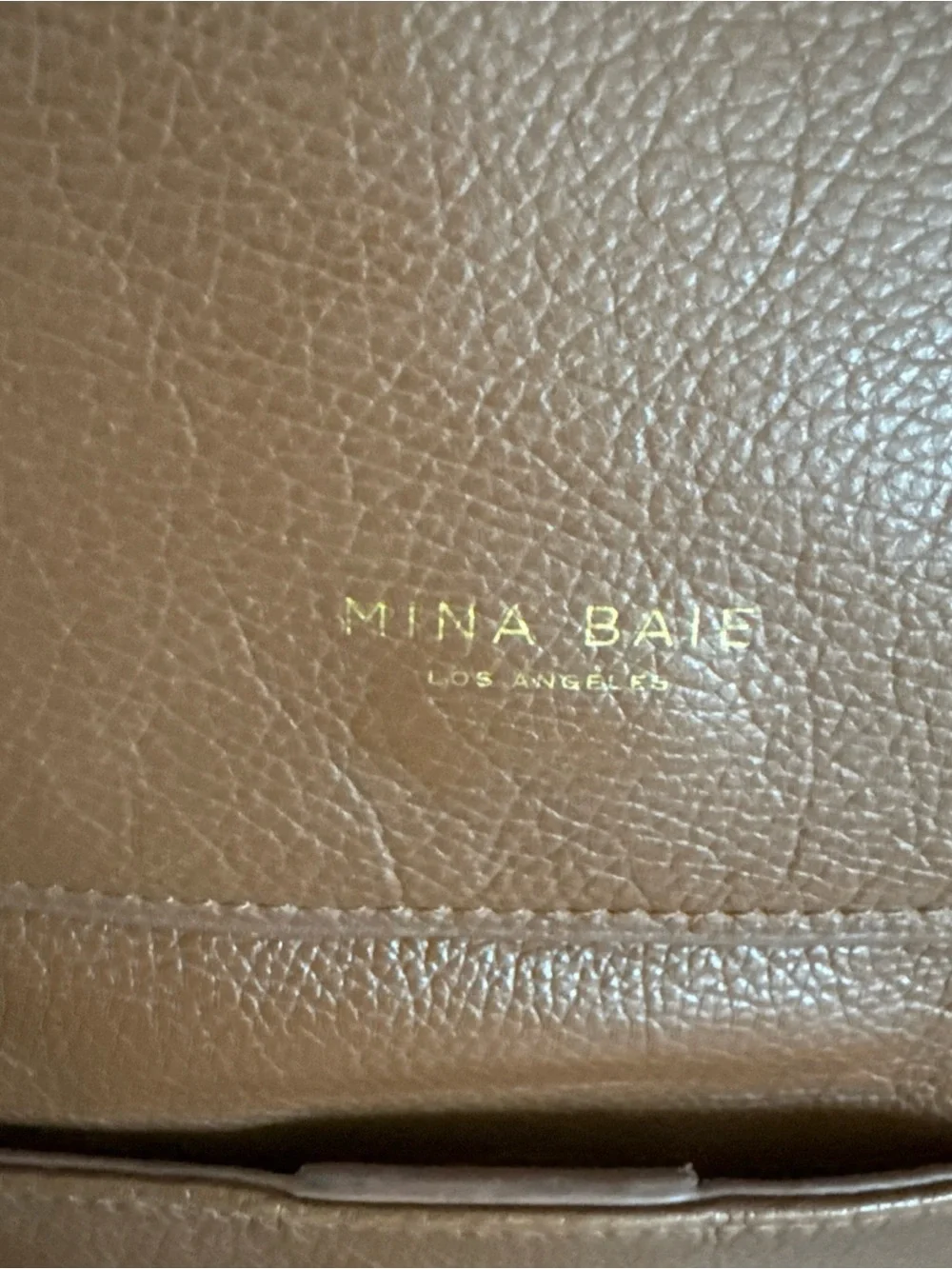 Mina Baie Los Angeles Full Vegan Kinney Sand Backpack Diaper Bag Shoulder Strap